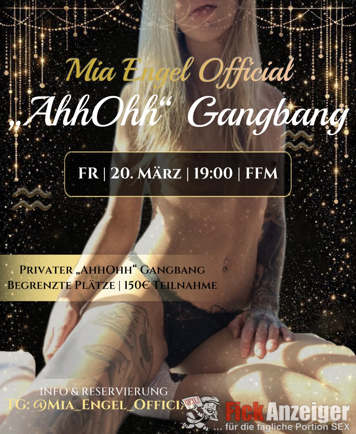 „AhhOhh“ ein GANGBANG mit Mia Engel Official