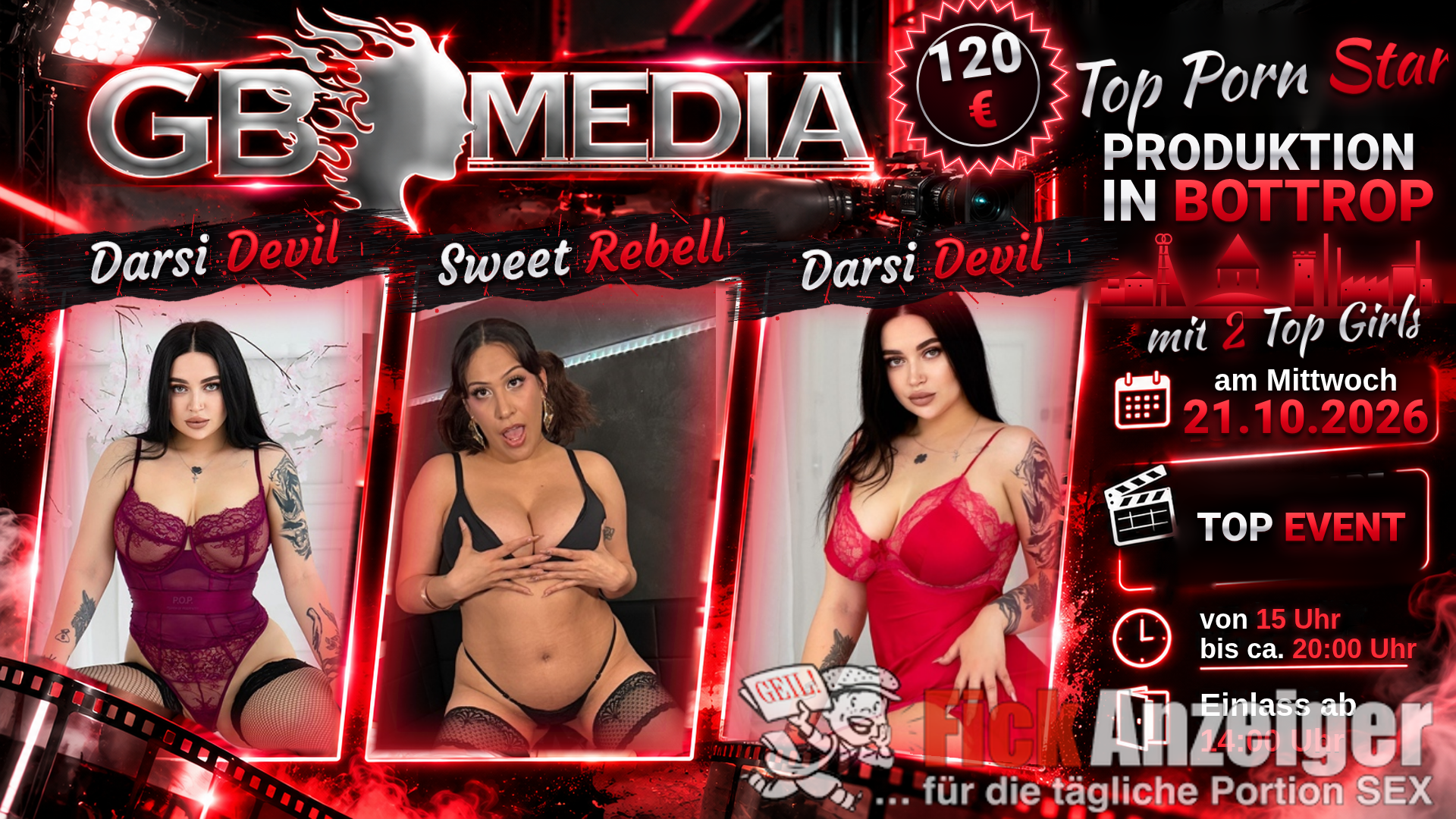 21.10. Produktion mit DarsiDevil und SweetRebell
